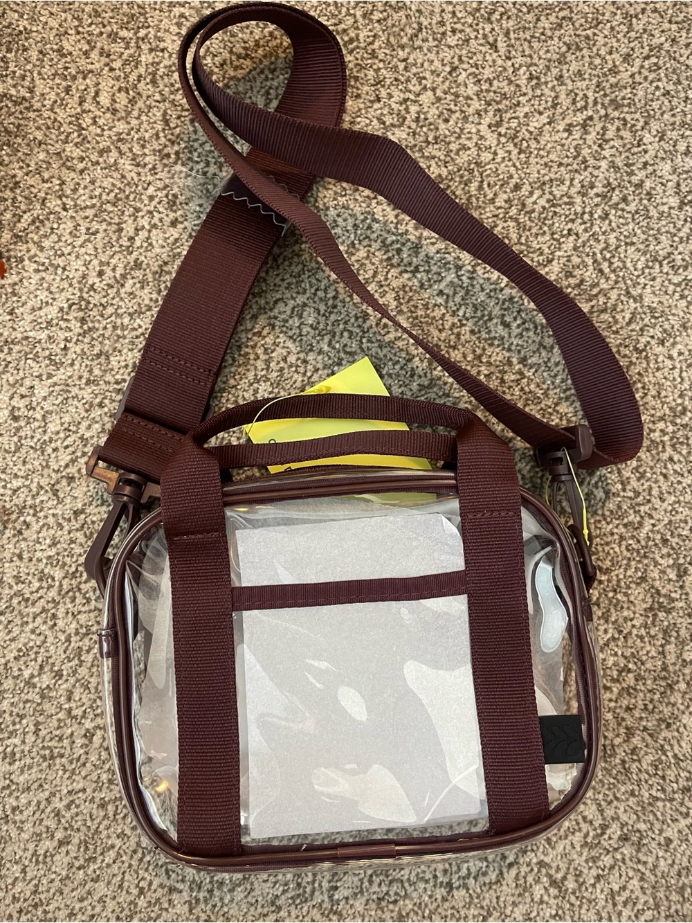 Clear stadium bag